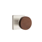 Níquel Satinado · Square Rosette