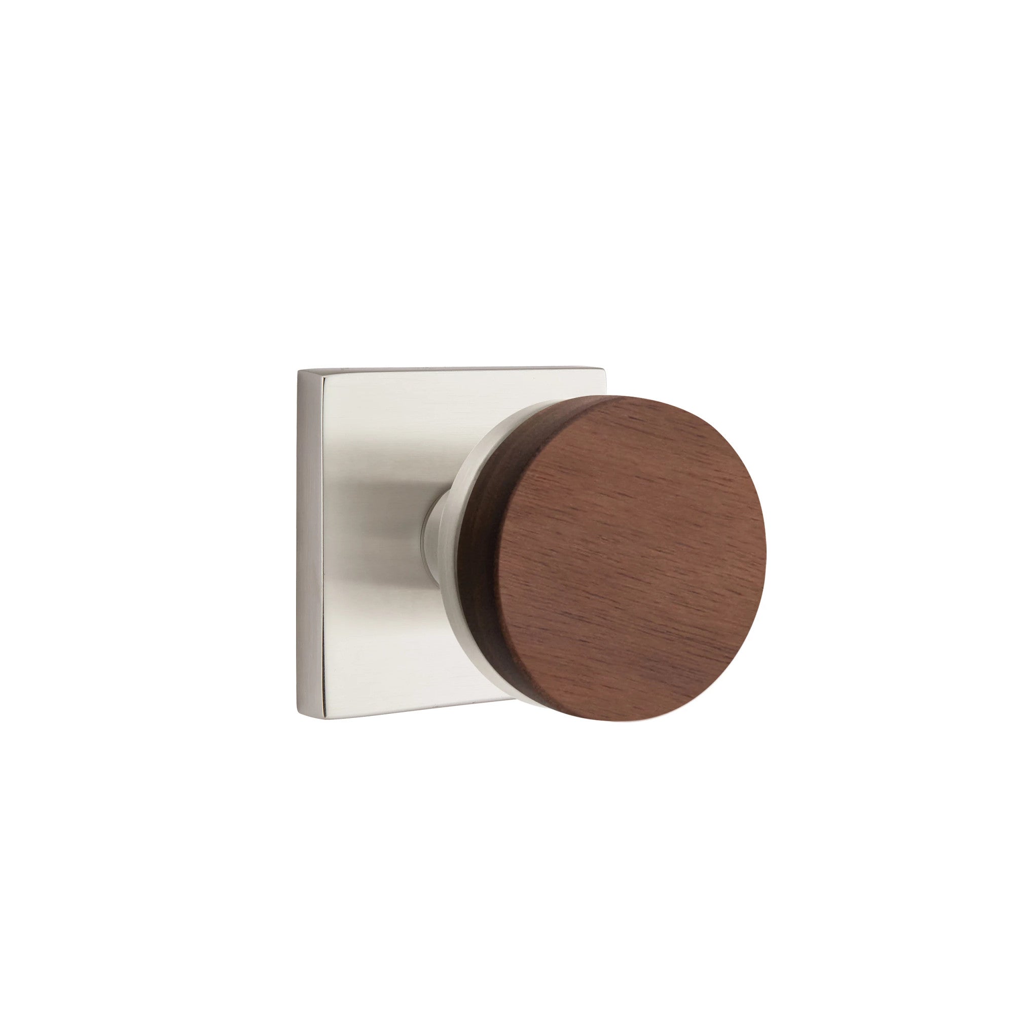 Níquel Satinado · Square Rosette