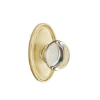 Latón Satinado · Oval Rosette