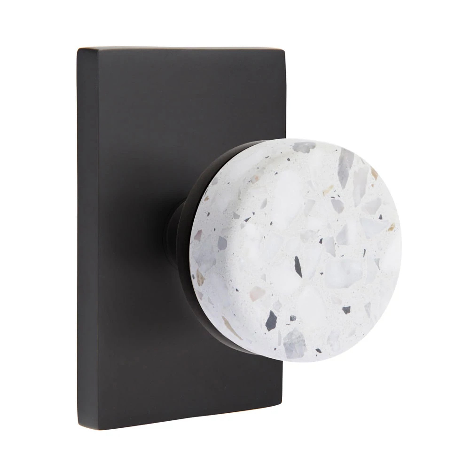 Negro Mate · Modern Rectangular Rosette