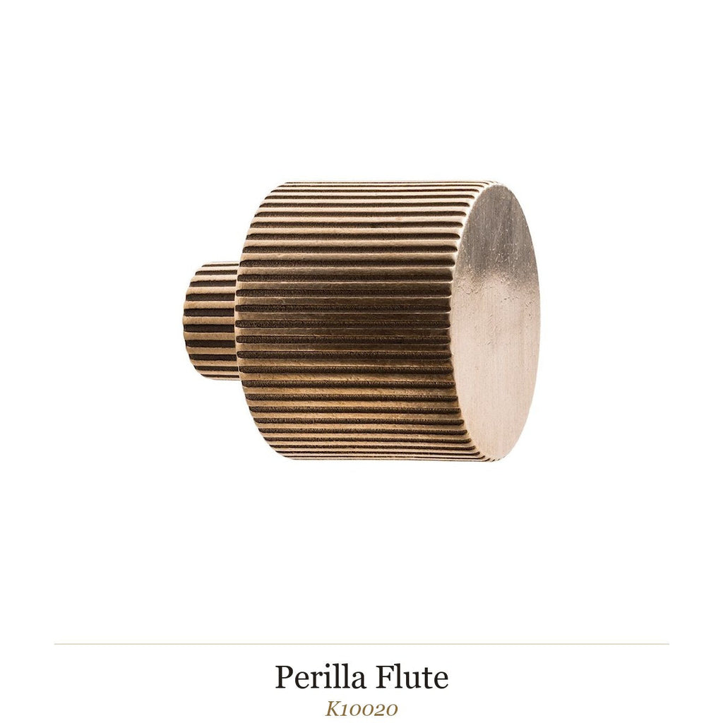 Perilla Flute — Rocky Mountain Hardware bronce macizo