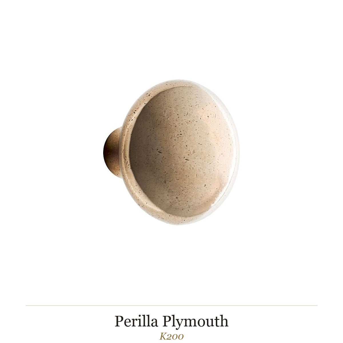 Perilla Plymouth — Rocky Mountain Hardware bronce macizo
