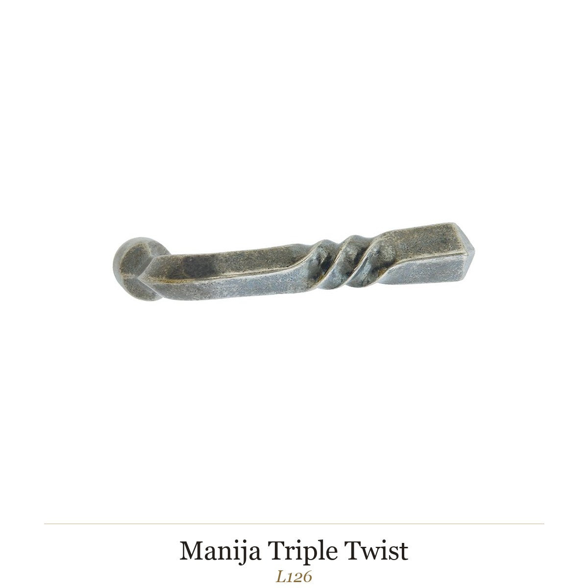 Manija Triple Twist — Rocky Mountain Hardware bronce macizo