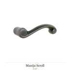 Manija Scroll — Rocky Mountain Hardware bronce macizo