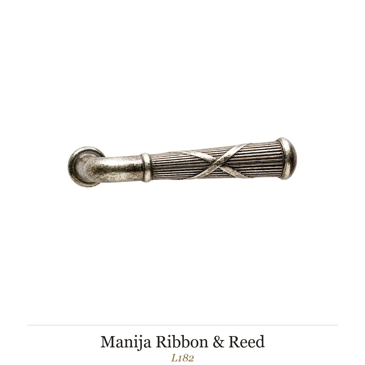 Manija Ribbon & Reed — Rocky Mountain Hardware bronce macizo