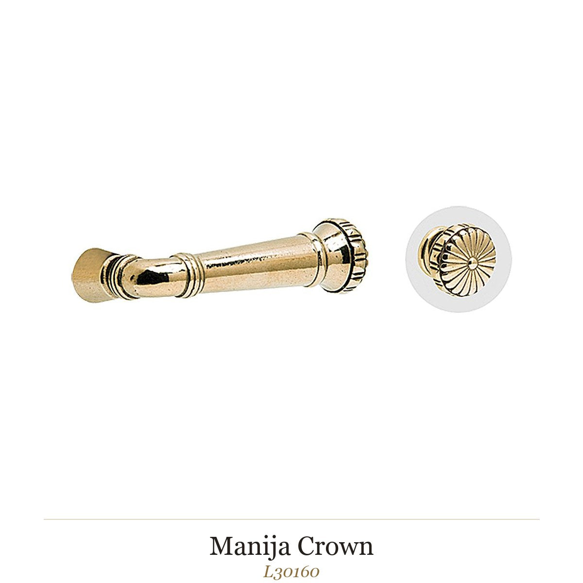 Manija Crown — Rocky Mountain Hardware bronce macizo
