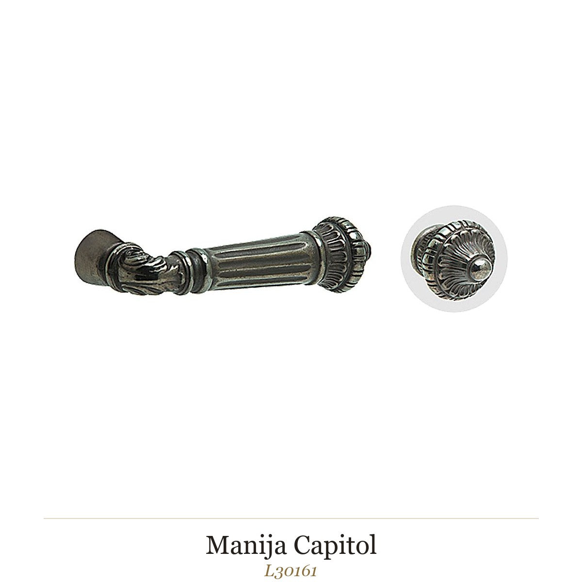 Manija Capitol — Rocky Mountain Hardware bronce macizo