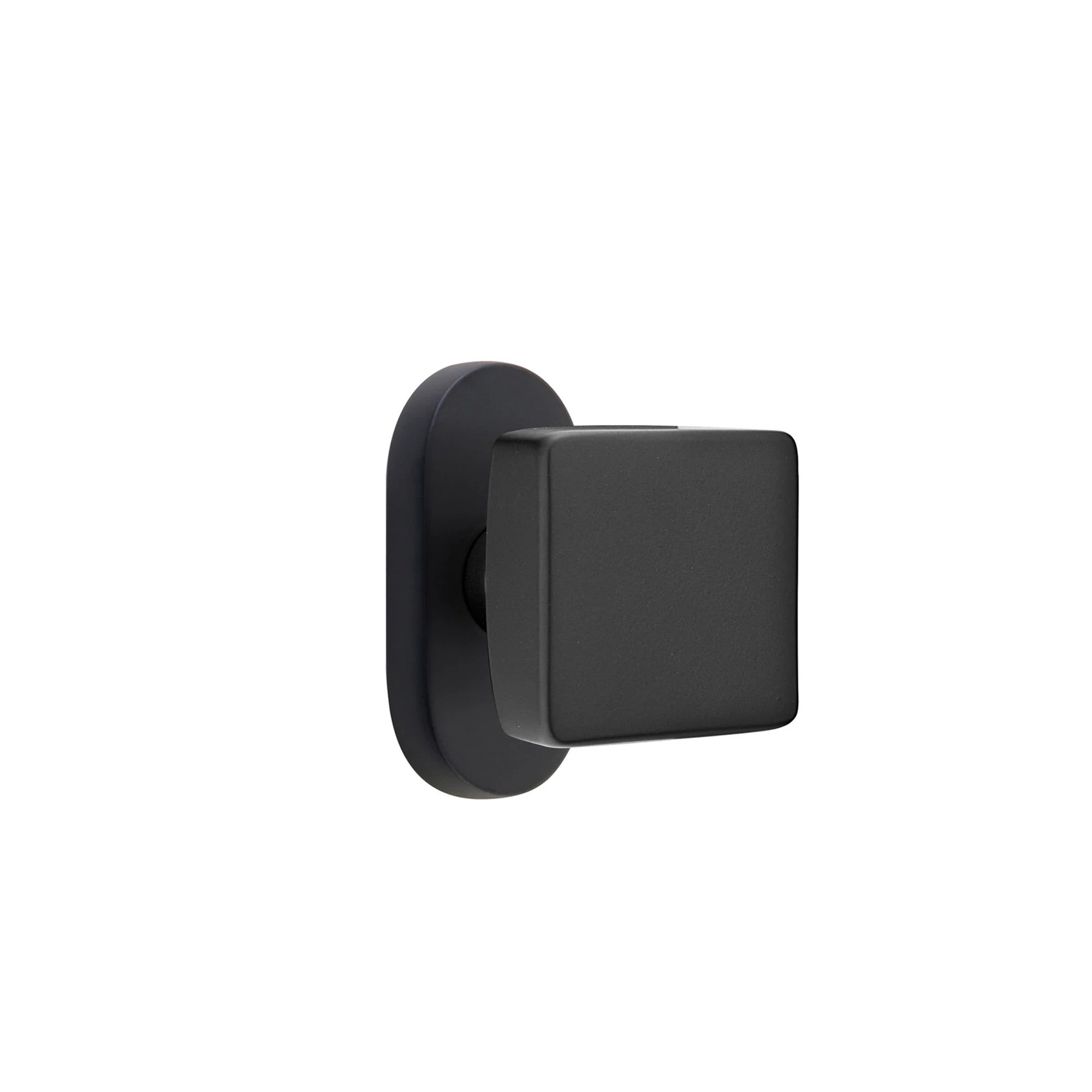 Negro Mate · 1-1/2" x3" Oval Rosette