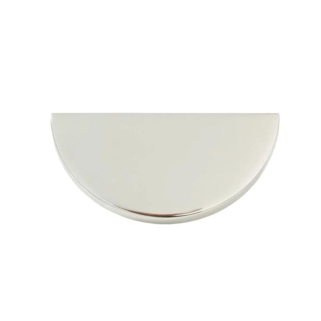 Schaub Perilla Arca Half Redonda, 2.50" — Níquel Pulido