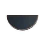 Schaub Perilla Arca Half Redonda, 2.50" — Bronce Aceitado