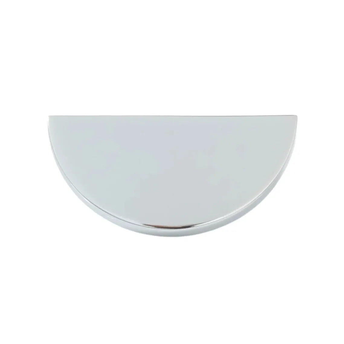 Schaub Perilla Arca Half Redonda, 2.50" — Cromo Pulido