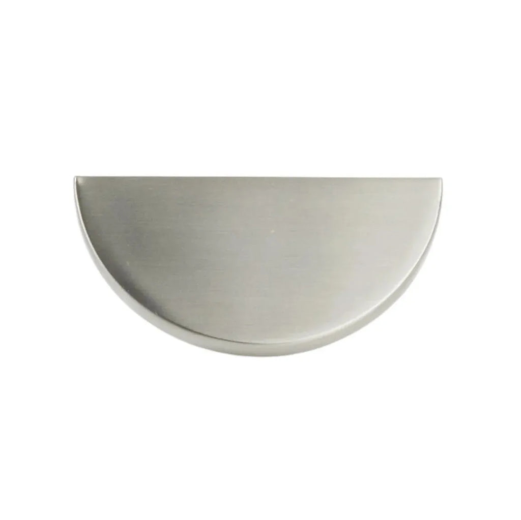 Schaub Perilla Arca Half Redonda, 2.50" — Níquel Satinado