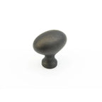 Schaub Perilla Distressed Tradicional Ovalada, 1-3/8" diám. — Bronce