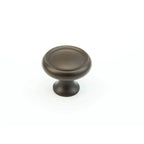 Schaub Perilla Country Rimmed Tradicional Redonda, 1-1/4" diám. — Bronce Aceitado