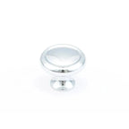 Schaub Perilla Country Rimmed Tradicional Redonda, 1-1/4" diám. — Cromo Pulido