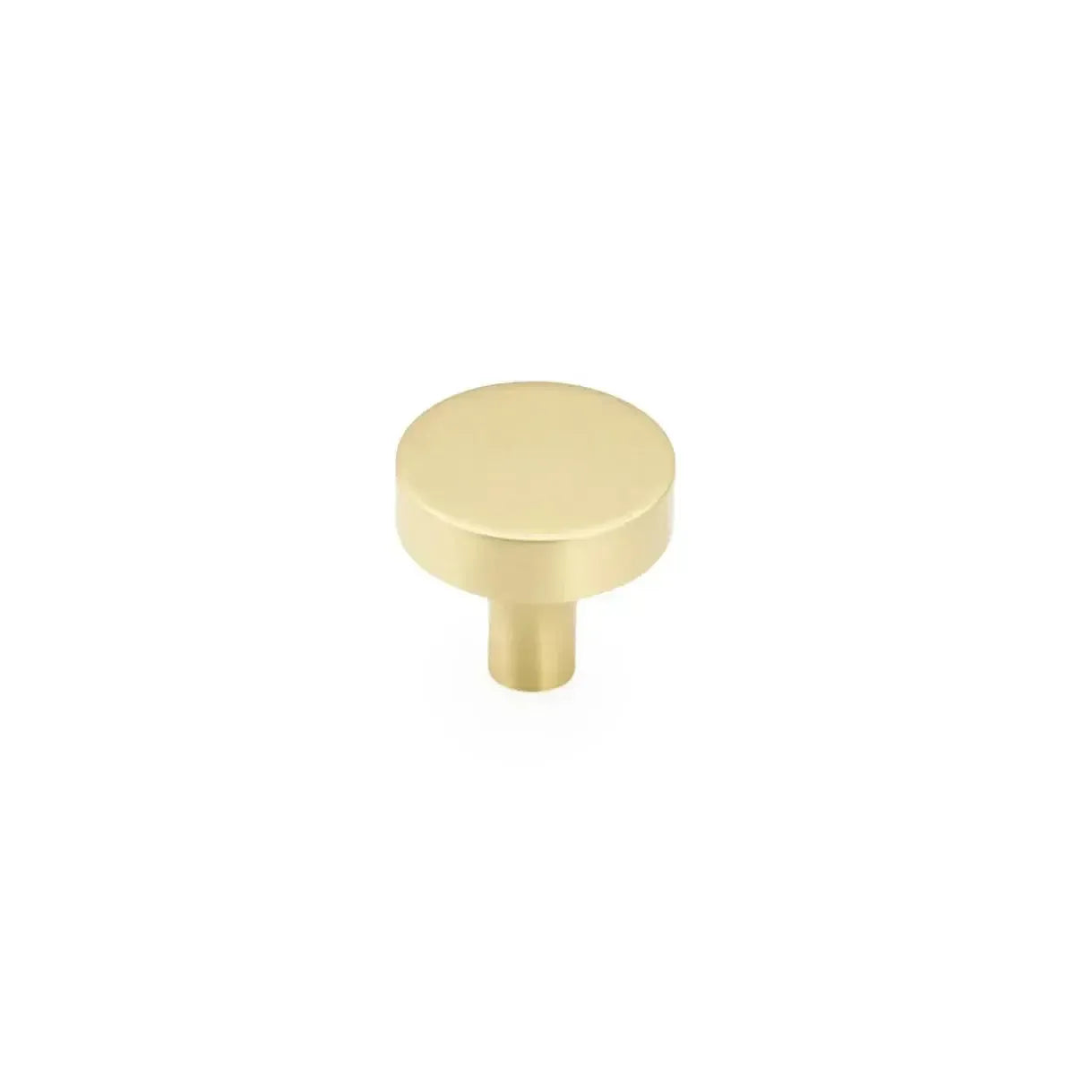 Schaub Perilla Haniburton Redonda, 1-1/4" — Latón Satinado