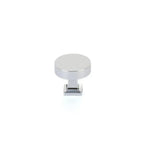 Schaub Perilla Haniburton Base Redonda Cuadrada, 1-1/4" — Cromo Pulido