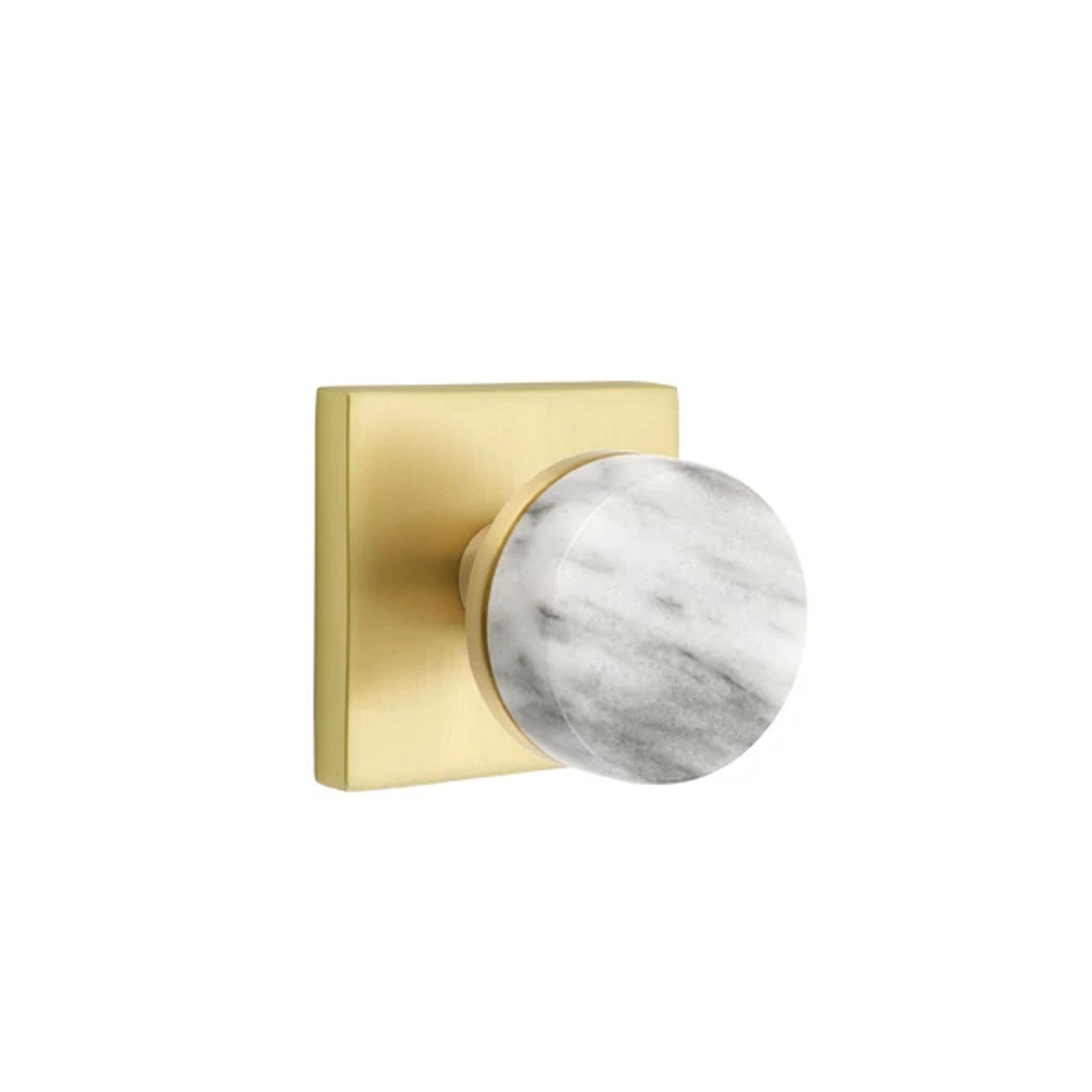 Latón Satinado · Square Rosette
