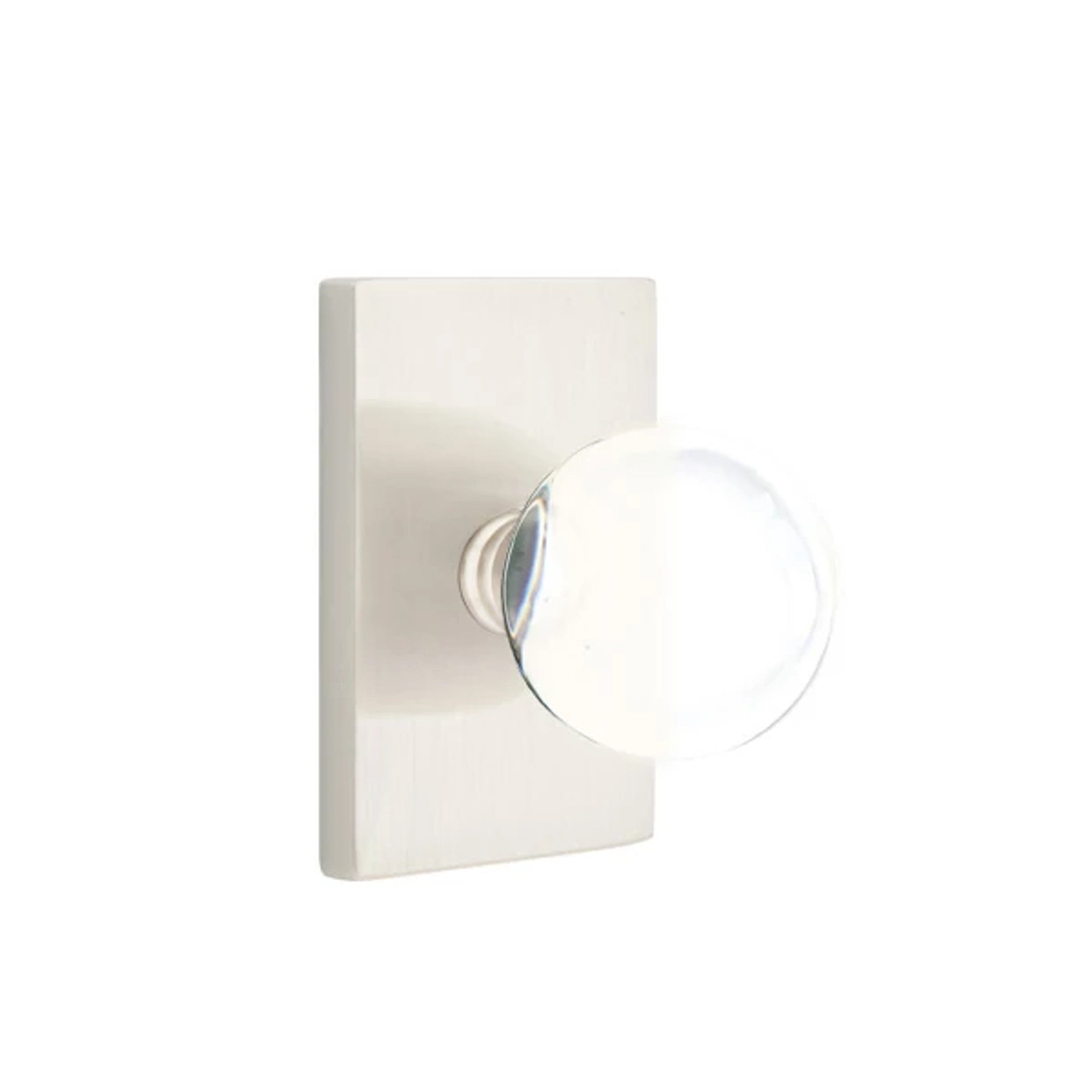Níquel Satinado · Modern Rectangular Rosette