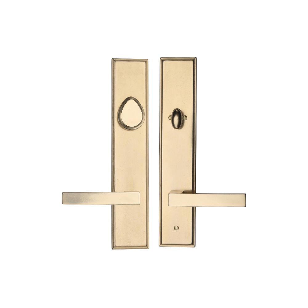 Ashley Norton Juego de Entrada Tubular — Escudo SQLES (Suite Rectangular · Bronce) — foto de producto