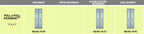 Ashley Norton Juego de Entrada con Pestillo Tubular — SQ.GG.18 (Suite Rectangular · Bronce) — diagrama de funciones y dimensiones