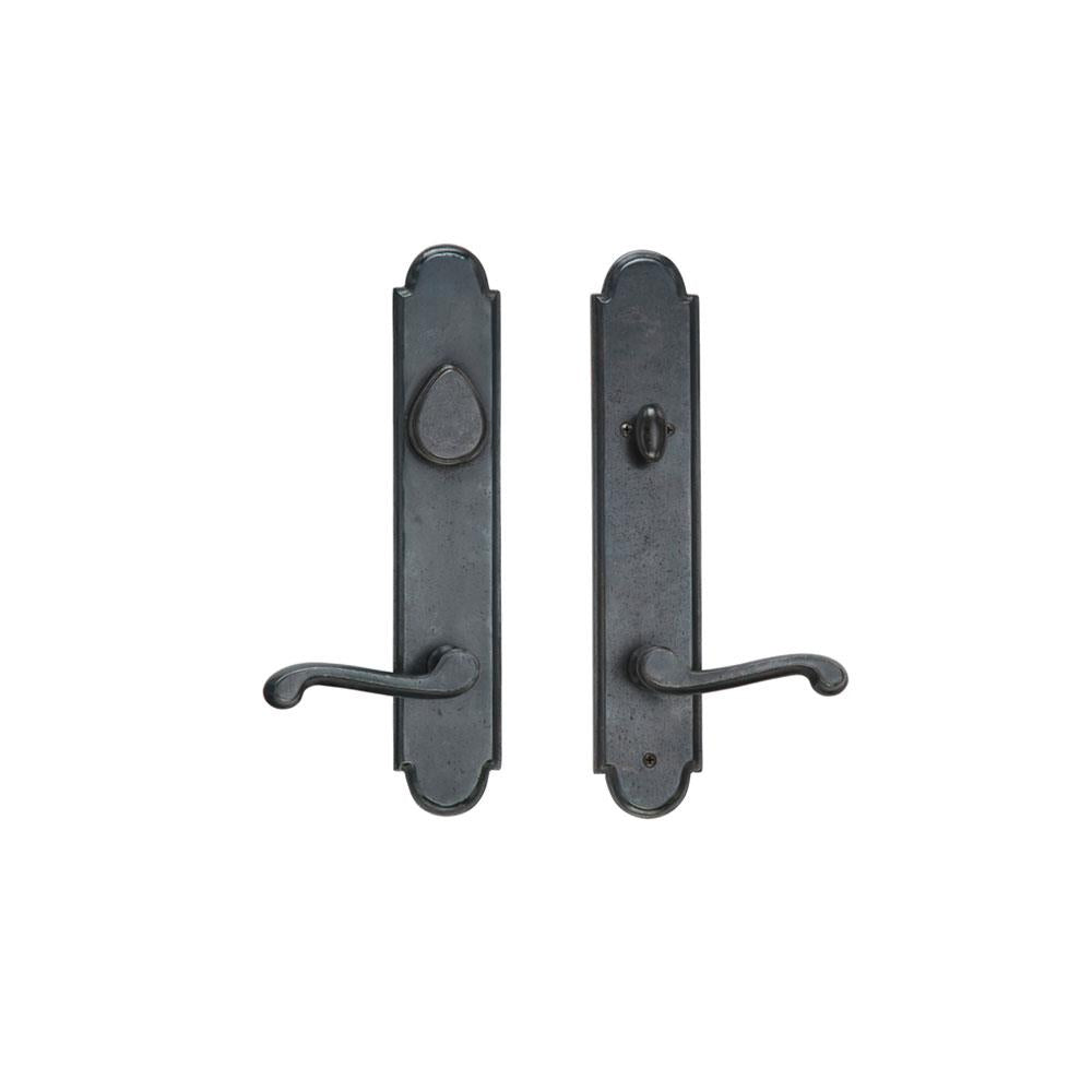 Ashley Norton Juego de Entrada Tubular — Escudo SPLES (Suite Arqueada · Bronce) — foto de producto