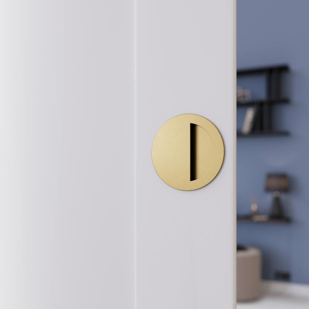 Ashley Norton Jaladera Empotrada C1845 Redonda Half Flush (Latón) — foto de producto