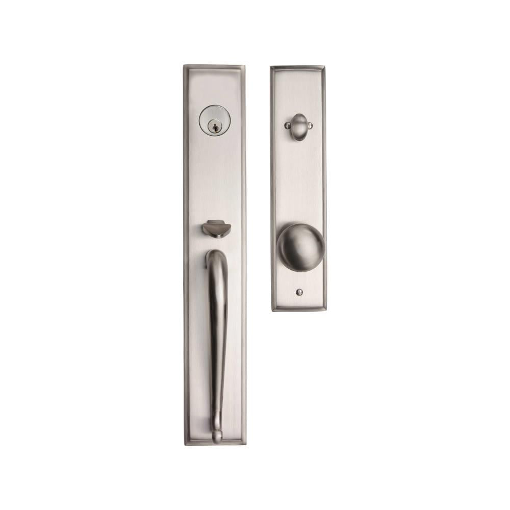 Ashley Norton Juego de Entrada con Pestillo Tubular — SQTUB (Suite Rectangular · Latón) — foto de producto