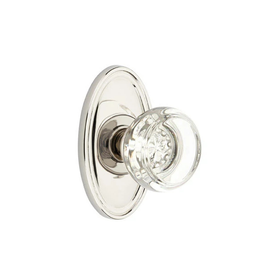 Níquel Pulido · Oval Rosette