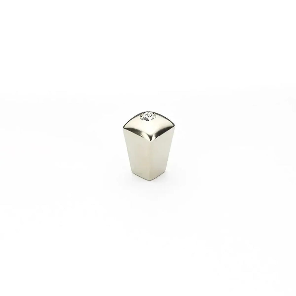 Schaub Perilla Skyevale de Cristal, 1" — Níquel Satinado