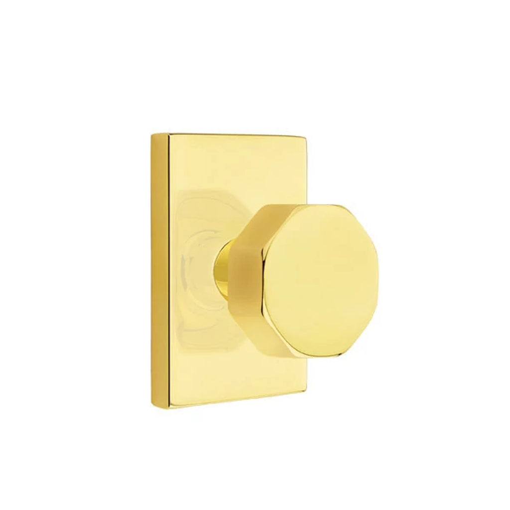 Latón sin Laca · Modern Rectangular Rosette