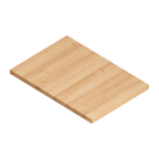 Julien · Tabla de Corte de Madera Maciza para Tarja — Maple / 12″ × 17″ · tazón de 16″ de fondo