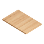 Julien · Tabla de Corte de Madera Maciza para Tarja — Maple / 12″ × 17⅞″ · tazón de 17″ de fondo