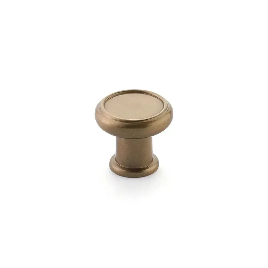 Schaub Perilla Steamworks Redonda, 1-1/4" diám. — Bronce Cepillado