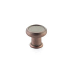 Schaub Perilla Steamworks Distressed Redonda, 1-1/4" diám.