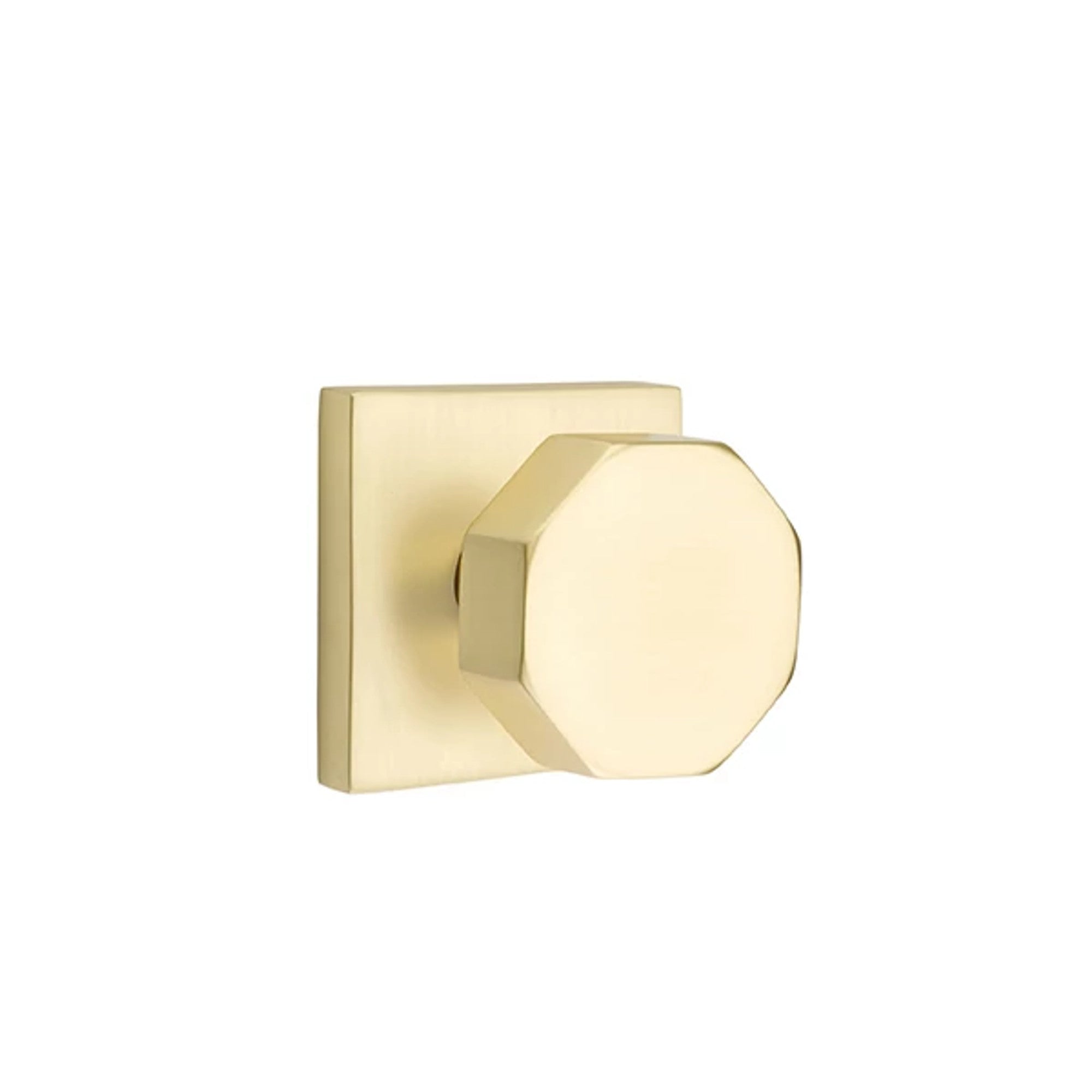Latón Satinado · Square Rosette