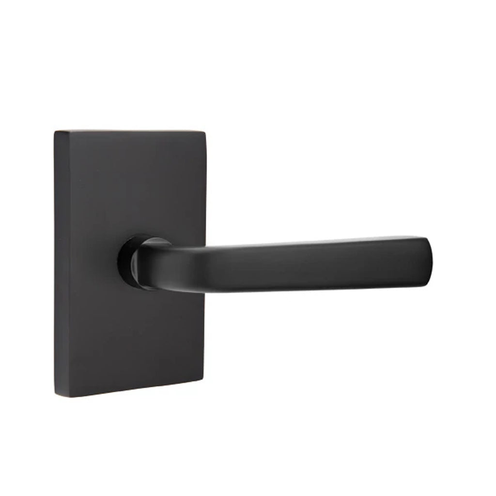 Negro Mate · Modern Rectangular Rosette