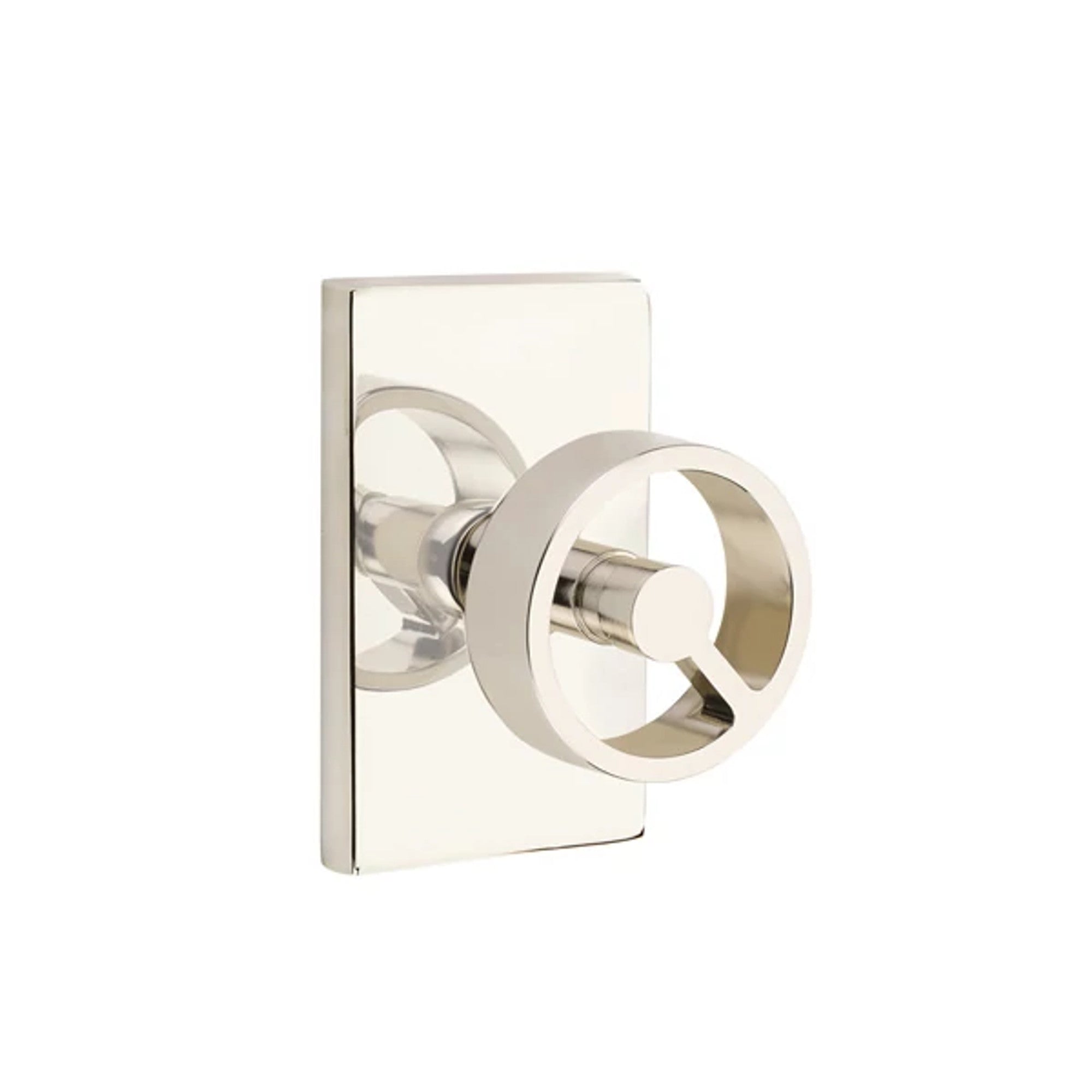 Níquel Pulido · Modern Rectangular Rosette