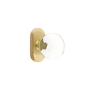 Latón Satinado · 1-1/2" x3" Oval Rosette
