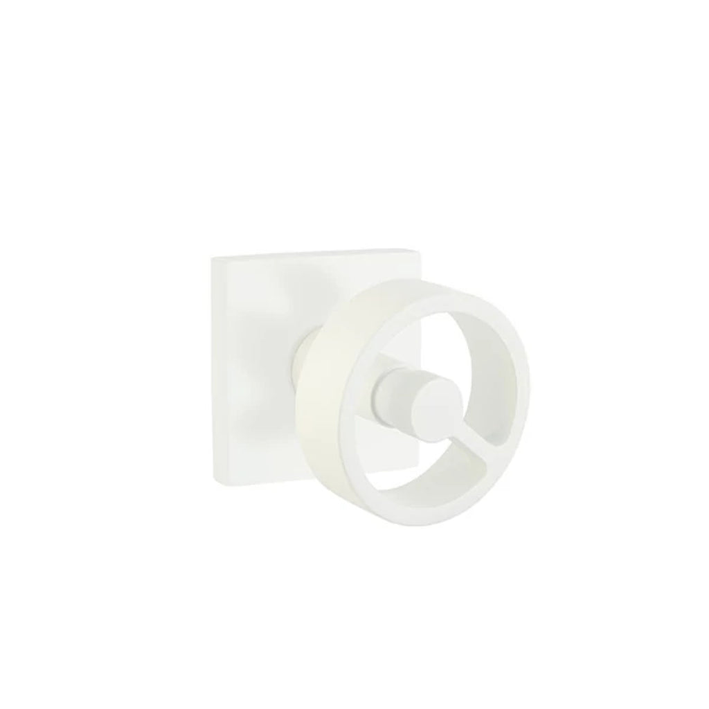 Blanco Mate · Square Rosette