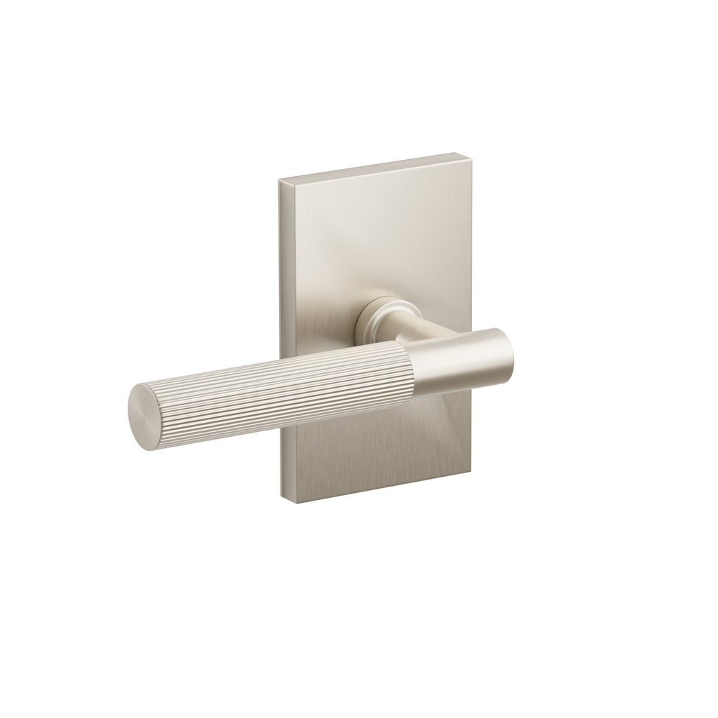 Níquel Satinado · Modern Rectangular Rosette