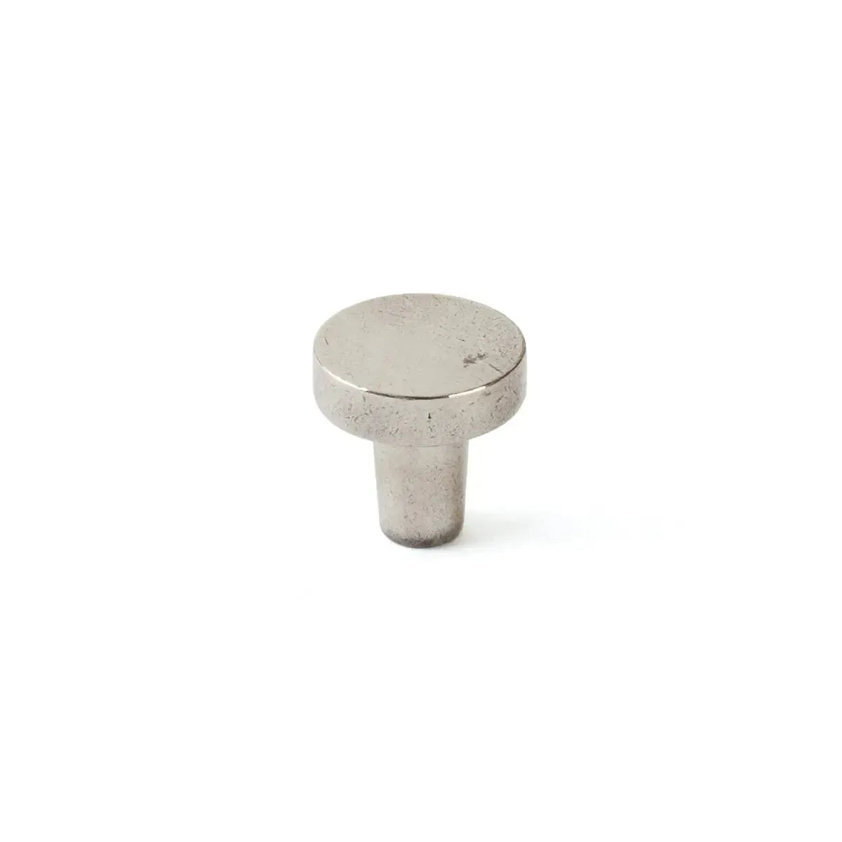 Schaub Perilla Turno Redonda, 1.25" diám. — Bronce Blanco Pulido