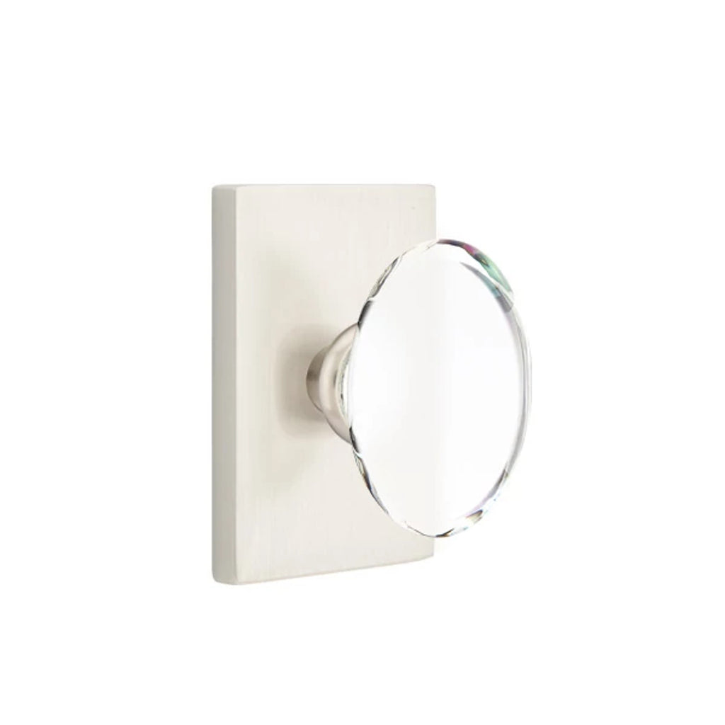 Níquel Satinado · Modern Rectangular Rosette
