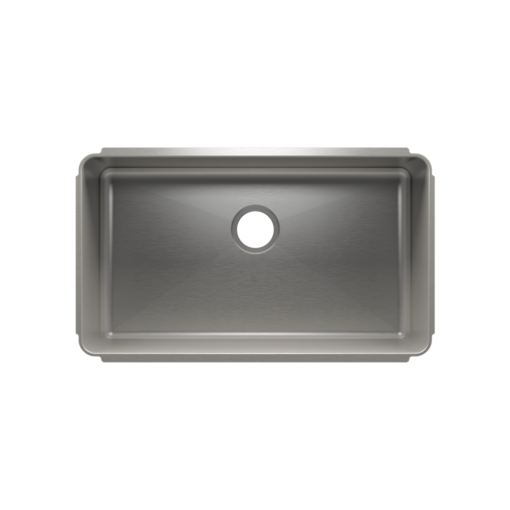 Julien Classic · Tarja de Cocina de Un Tazón (Bajo Cubierta) — 30″ × 17″ × 10″