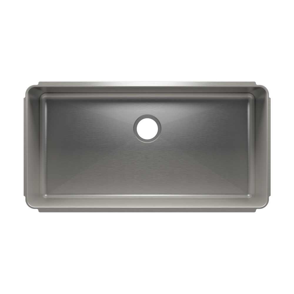 Julien Classic · Tarja de Cocina de Un Tazón (Bajo Cubierta) — 36″ × 18″ × 10″