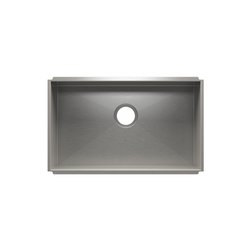 Julien UrbanEdge · Tarja de Cocina de Un Tazón (Bajo Cubierta) — 27″ × 16″ × 10″