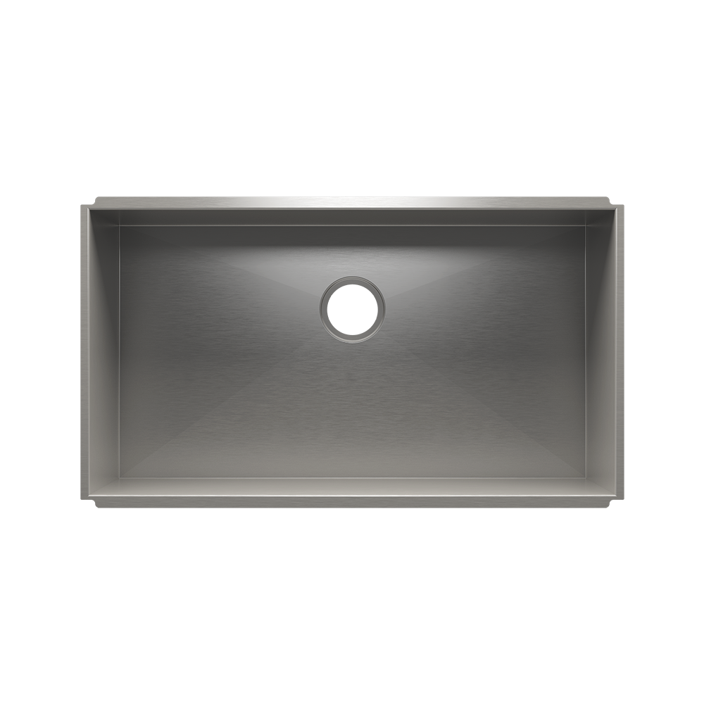 Julien UrbanEdge · Tarja de Cocina de Un Tazón (Bajo Cubierta) — 33″ × 18″ × 10″