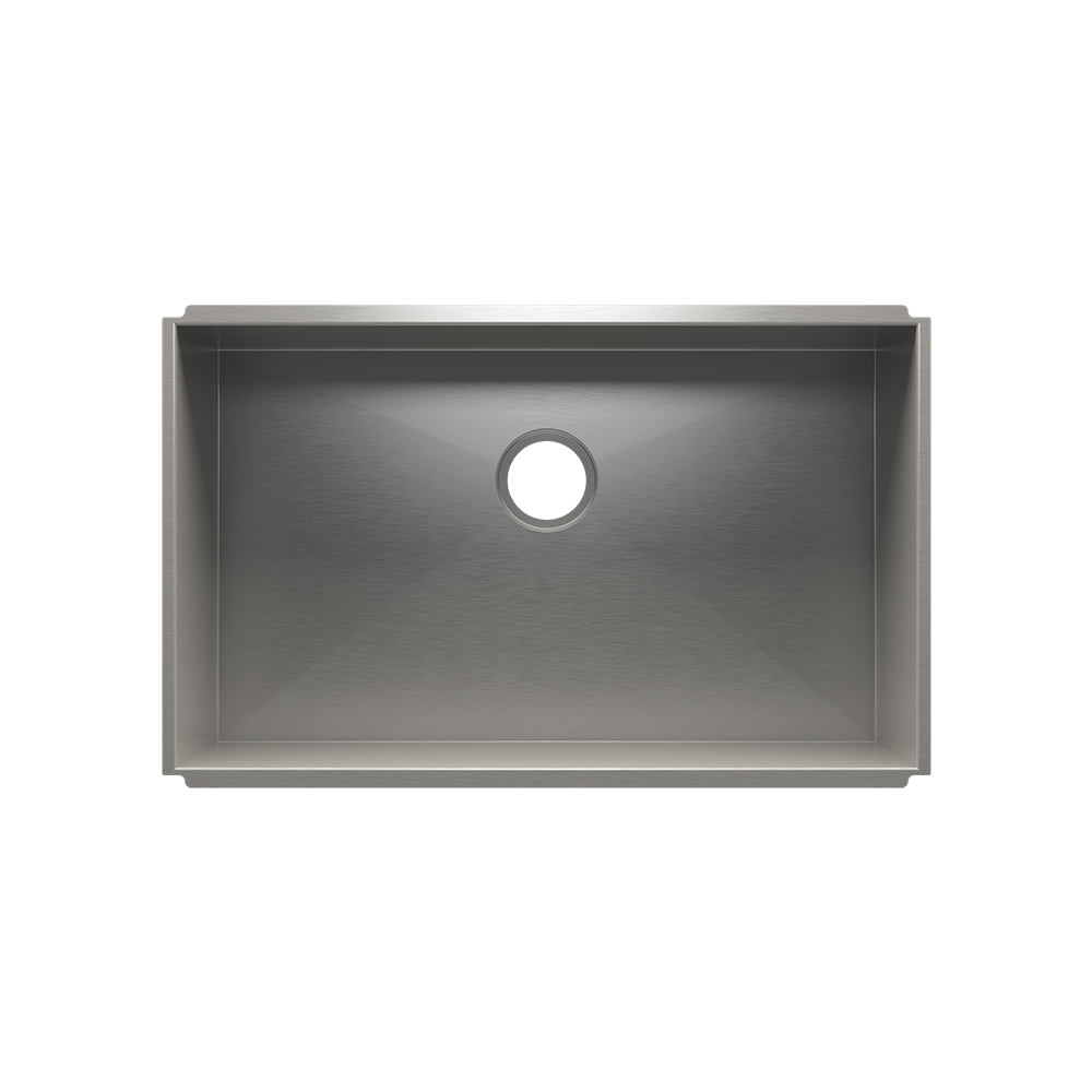 Julien UrbanEdge · Tarja de Cocina de Un Tazón (Bajo Cubierta) — 30″ × 18″ × 10″