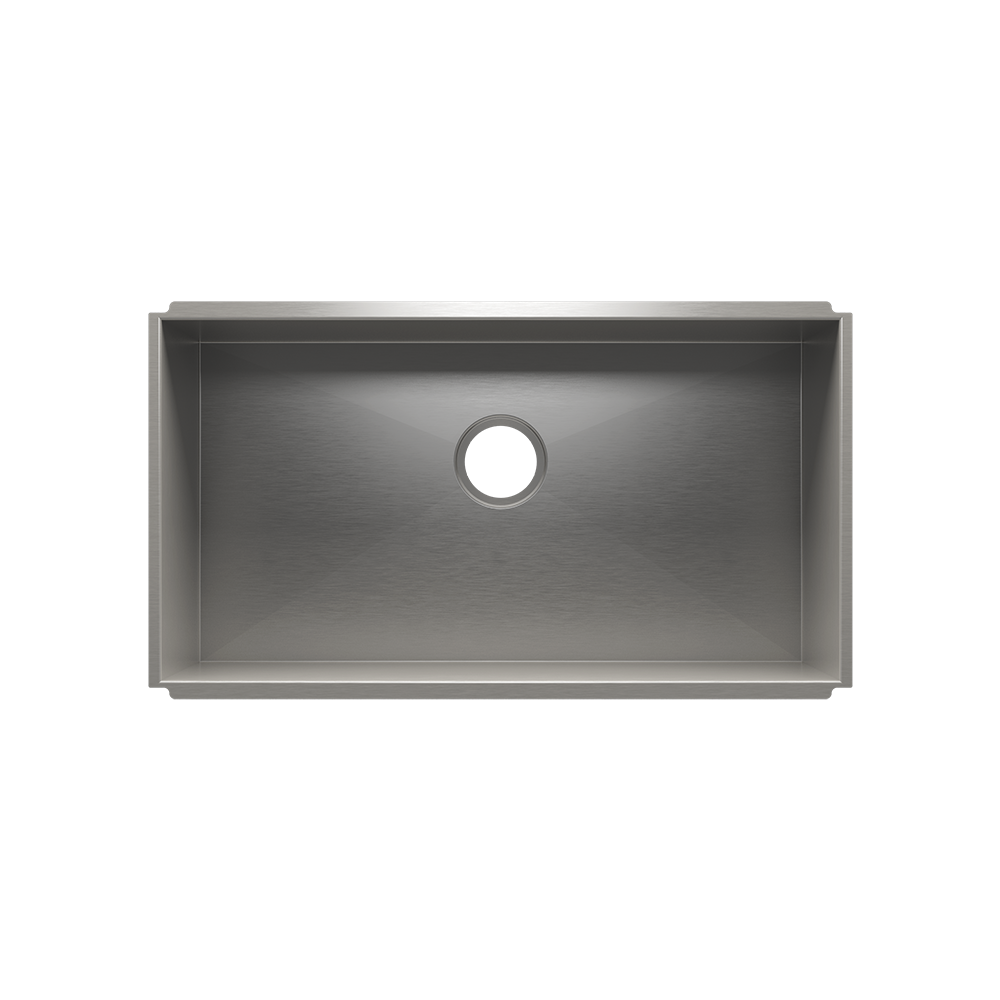 Julien UrbanEdge · Tarja de Cocina de Un Tazón (Bajo Cubierta) — 30″ × 16″ × 10″