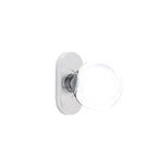 Cromo Pulido · 1-1/2" x3" Oval Rosette